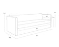 Sunpan LEANDER SOFA - Sofa
