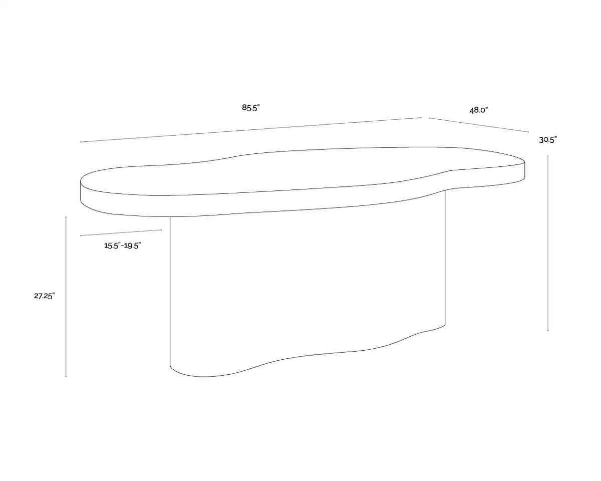 Sunpan IDRIS DINING TABLE - Outdoor Furniture