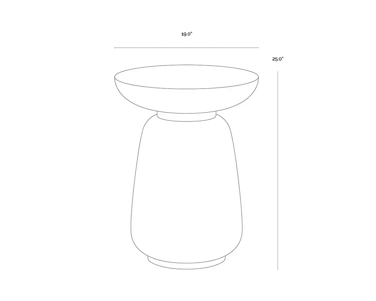 Sunpan HALI END TABLE - Outdoor Furniture
