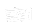 Sunpan GEDDES COFFEE TABLE - Outdoor Furniture