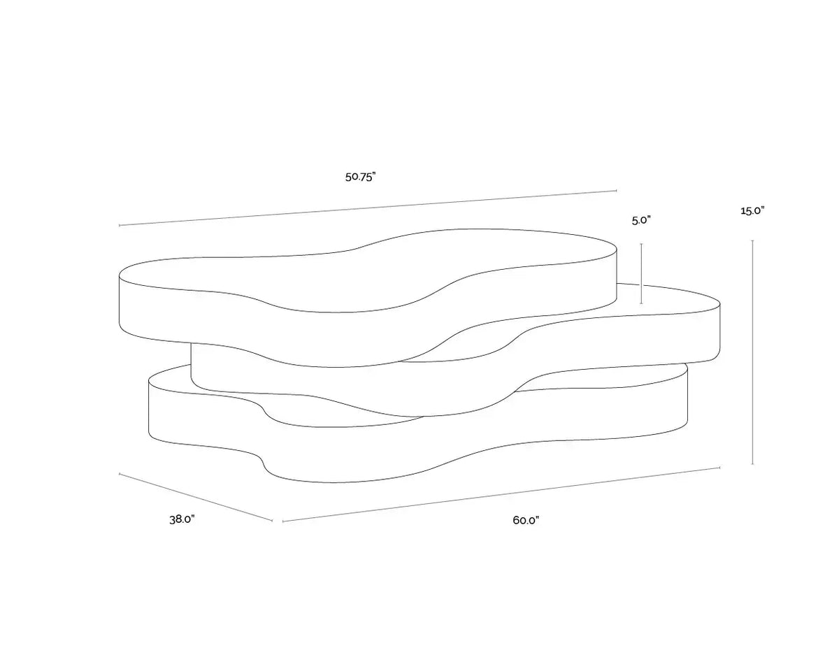 Sunpan GEDDES COFFEE TABLE - Outdoor Furniture