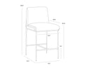 Sunpan, LATHAN COUNTER STOOL, BENCHES, OTTOMAN & STOOLS
