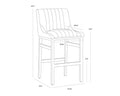 Sunpan HALDEN BARSTOOL - Bar Stools
