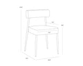 Sunpan ASHWIN STACKABLE DINING CHAIR - Dining Chairs