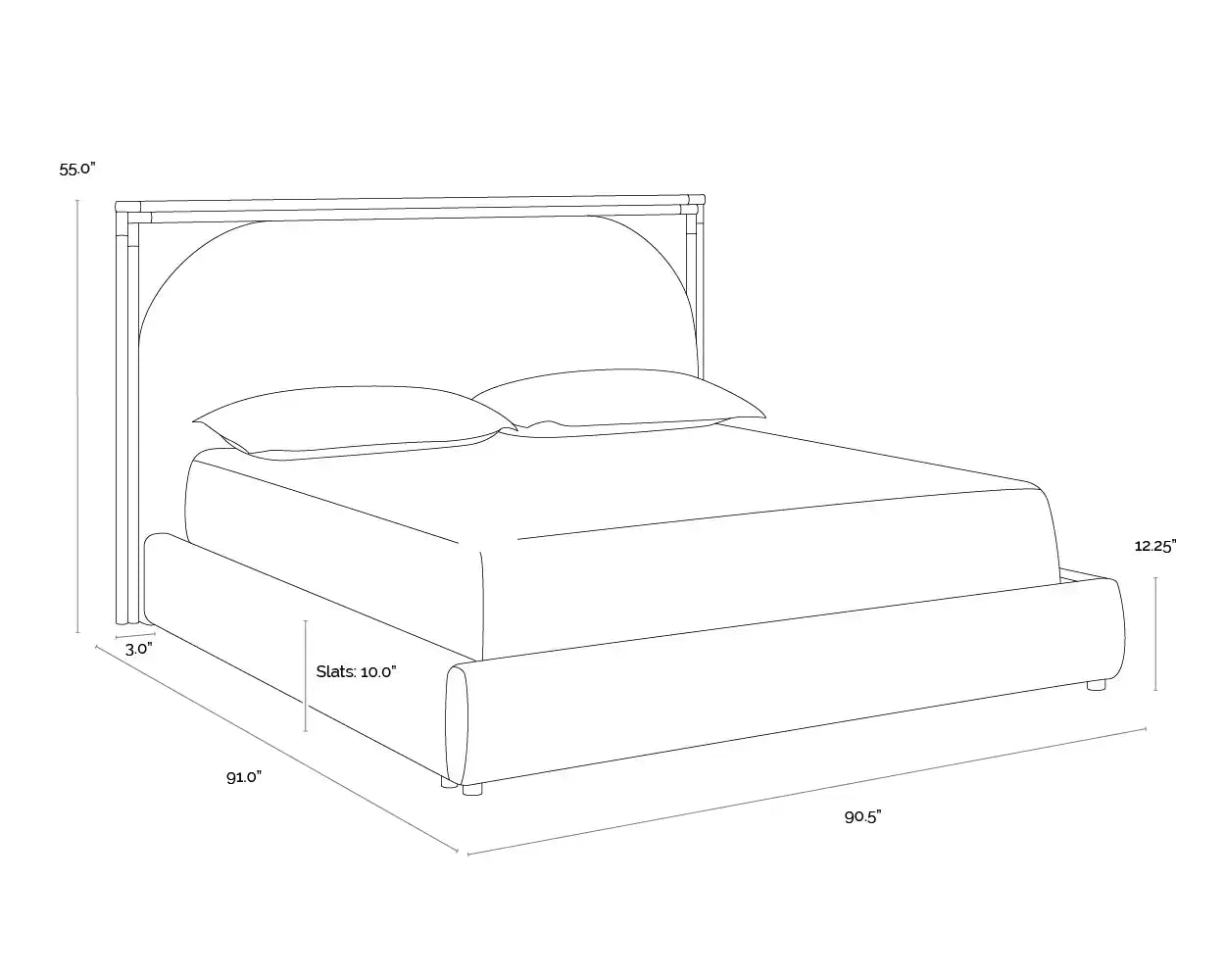 SUNPAN ARCELIA BED - Beds
