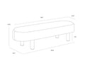 Sunpan, ODELLA BENCH, BENCHES, OTTOMAN & STOOLS