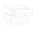 Sunpan SUBIRA NIGHTSTAND - Nightstands