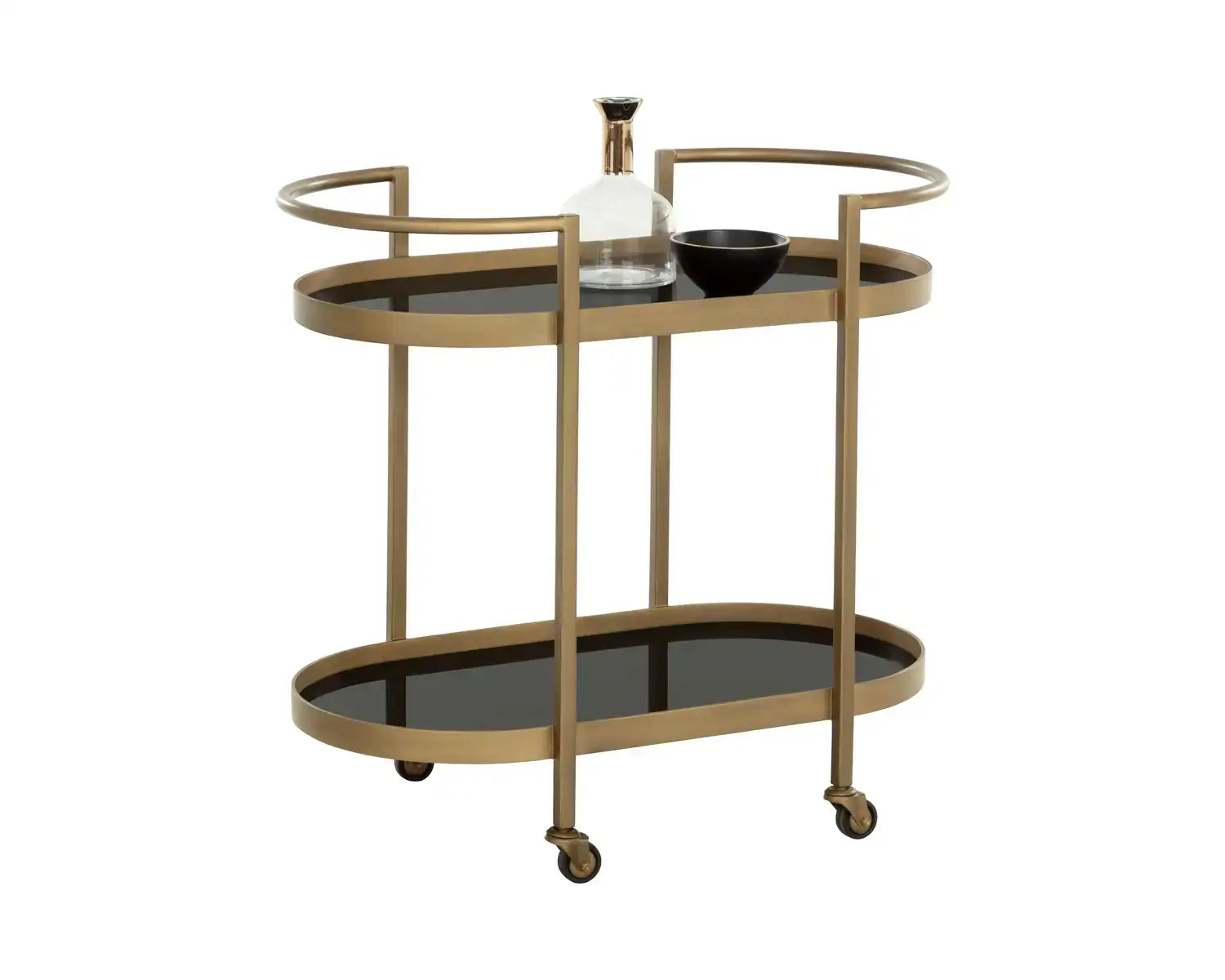 SUNPAN BARTLETT BAR CART - Cabinets & Bar