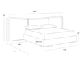 Sunpan CLARIMOND BED - Beds