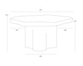 Sunpan BELLONA DINING TABLE - Dining Tables