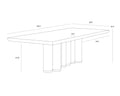 Sunpan SALIX DINING TABLE - Dining Tables