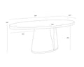 SUNPAN TASMIN DINING TABLE - Dinning Tables