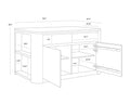 Sunpan ROMILLY KITCHEN ISLAND