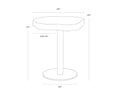 Sunpan DELMONT BISTRO TABLE - Outdoor Furniture