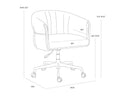 Sunpan, OLMA OFFICE CHAIR, BENCHES, OTTOMAN & STOOLS
