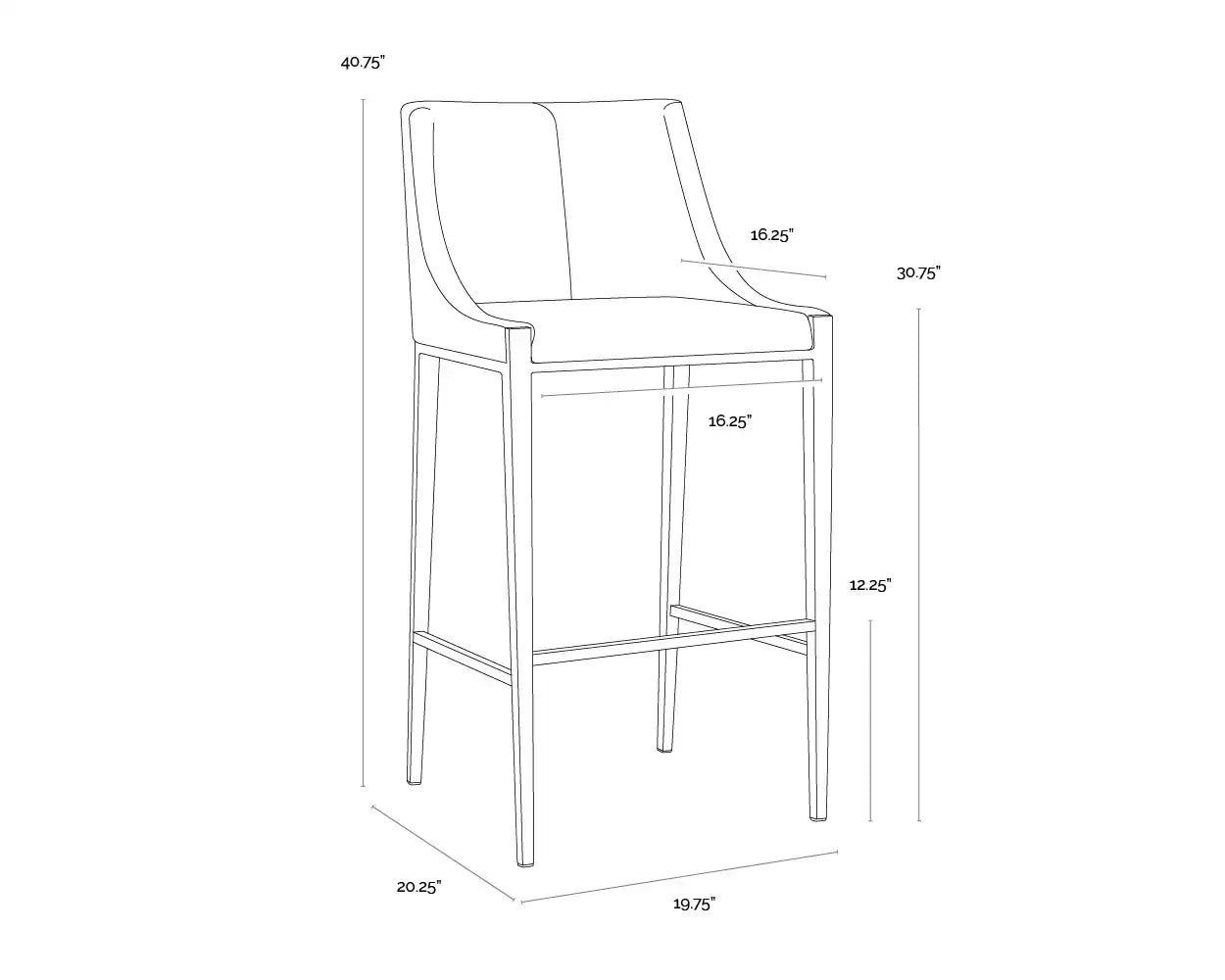 SUNPAN DIONNE BARSTOOL - Bar Stools