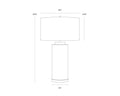 Sunpan, APOLLOLINA TABLE LAMP, TABLE LAMPS