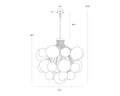 Sunpan, DIONIS CHANDELIER, CHANDELIER LIGHT
