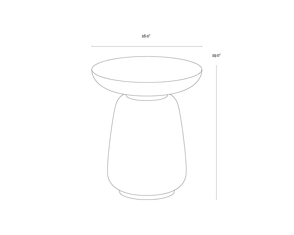 SUNPAN KIRI END TABLE - Outdoor Furniture