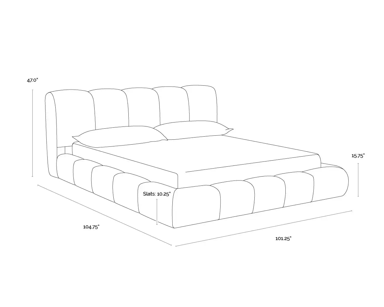 Sunpan OLENA BED - Beds