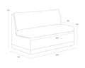 Sunpan DONATELLA BANQUETTE - Sofa