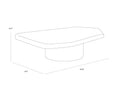 Sunpan DETTI COFFEE TABLE - Outdoor Furniture
