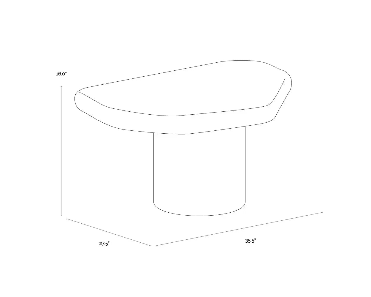 Sunpan DETTI COFFEE TABLE - Outdoor Furniture