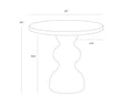 Sunpan RAUL BISTRO TABLE - Outdoor Furniture