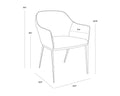 SUNPAN STANIS DINING ARMCHAIR - Dining Chairs