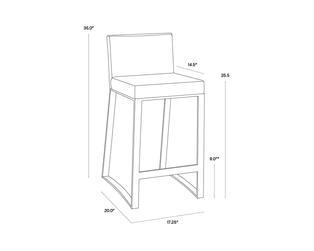 Sunpan, ARCHITECT COUNTER STOOL, BENCHES, OTTOMAN & STOOLS