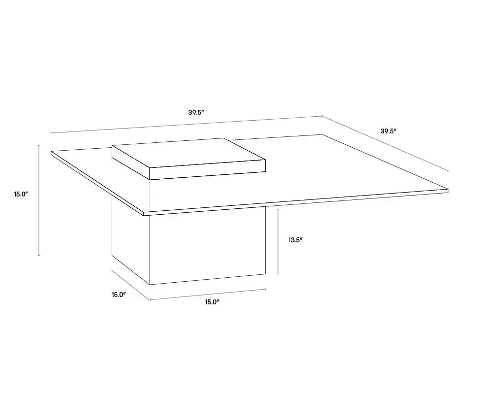 SUNPAN GRANGE COFFEE TABLE - Coffee