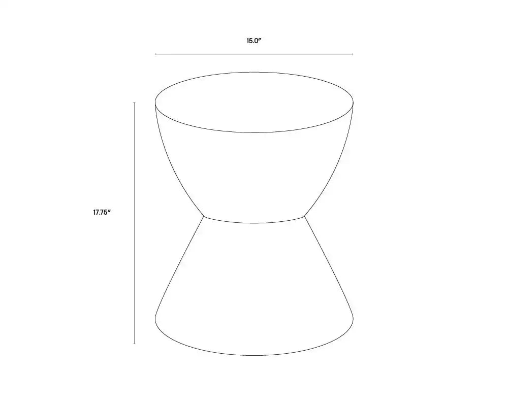 Sunpan LOGAN END TABLE - Outdoor Furniture
