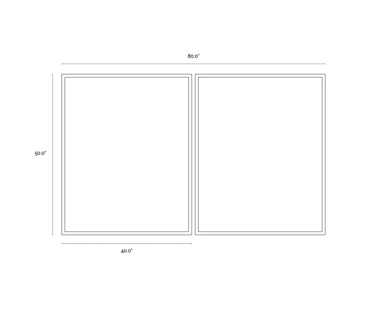 Sunpan CALM REFLECTION (SET OF 2) - Art