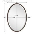 UTTERMOST SHERISE OVAL MIRROR - Mirrors