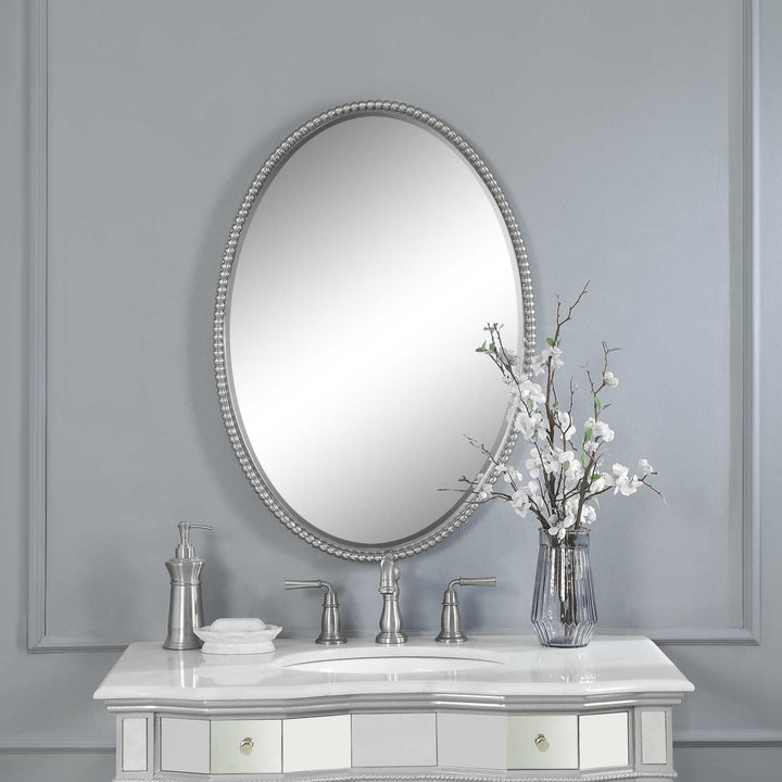 UTTERMOST Sherise Brushed Oval Mirror - Mirrors