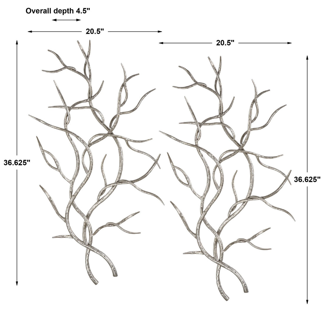 UTTERMOST Branches Wall Art Set Of 2 - Art