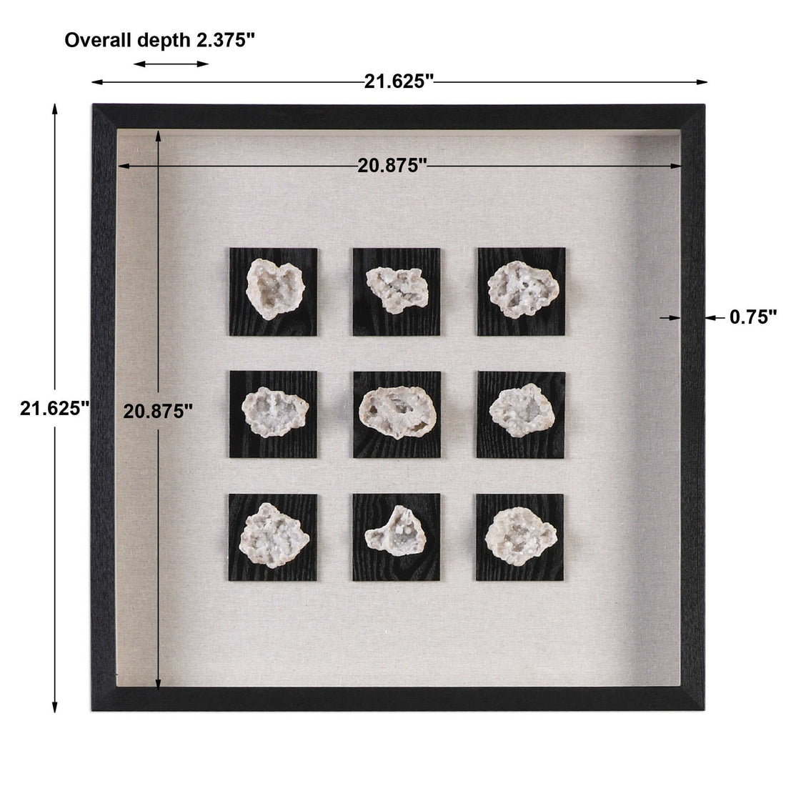 UTTERMOST GEODE SHADOW BOX - Art