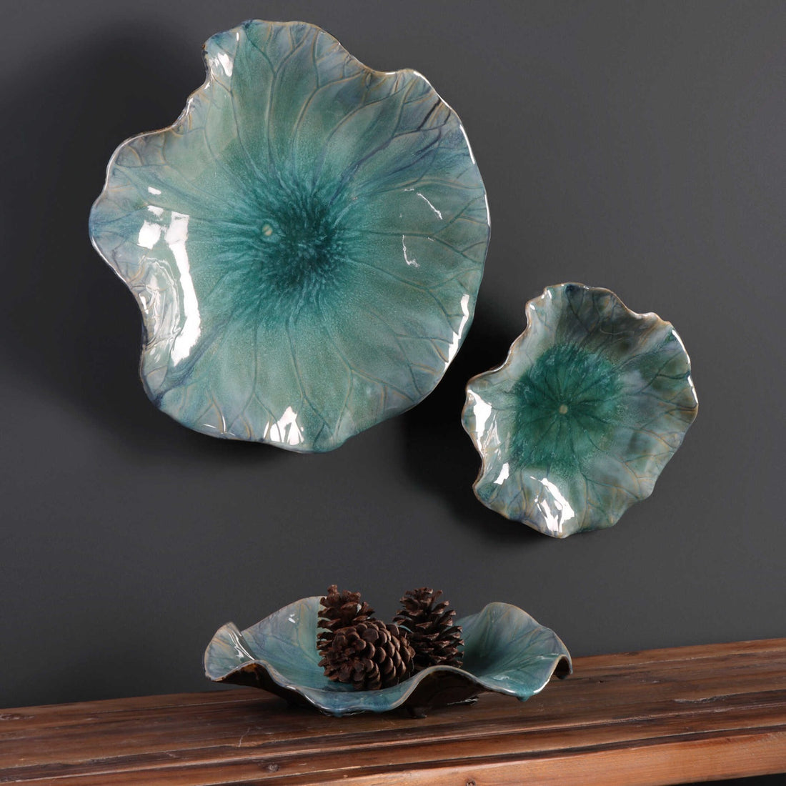 UTTERMOST Abella Flowers Set Of 3 - Art