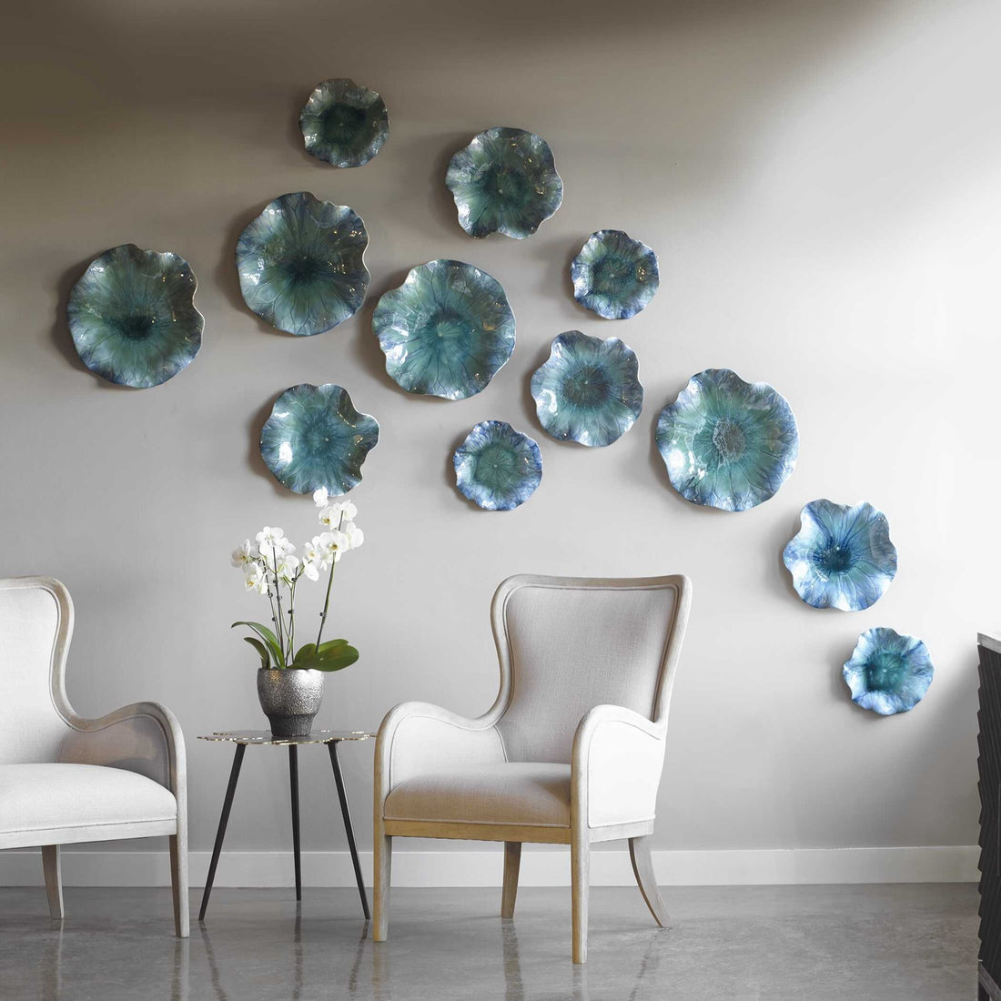 UTTERMOST Abella Flowers Set Of 3 - Art