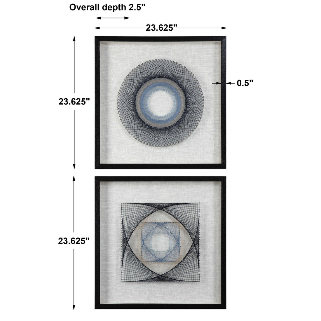 UTTERMOST STRING DUET GEOMETRIC ART - Art