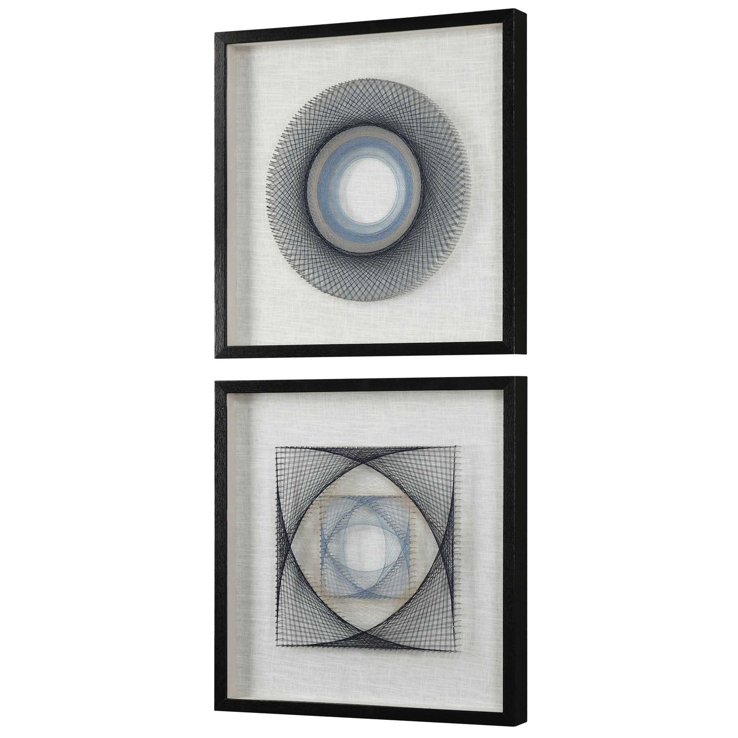 UTTERMOST String Duet Geometric Art Set Of 2 - Art