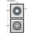 UTTERMOST String Duet Geometric Art Set Of 2 - Art