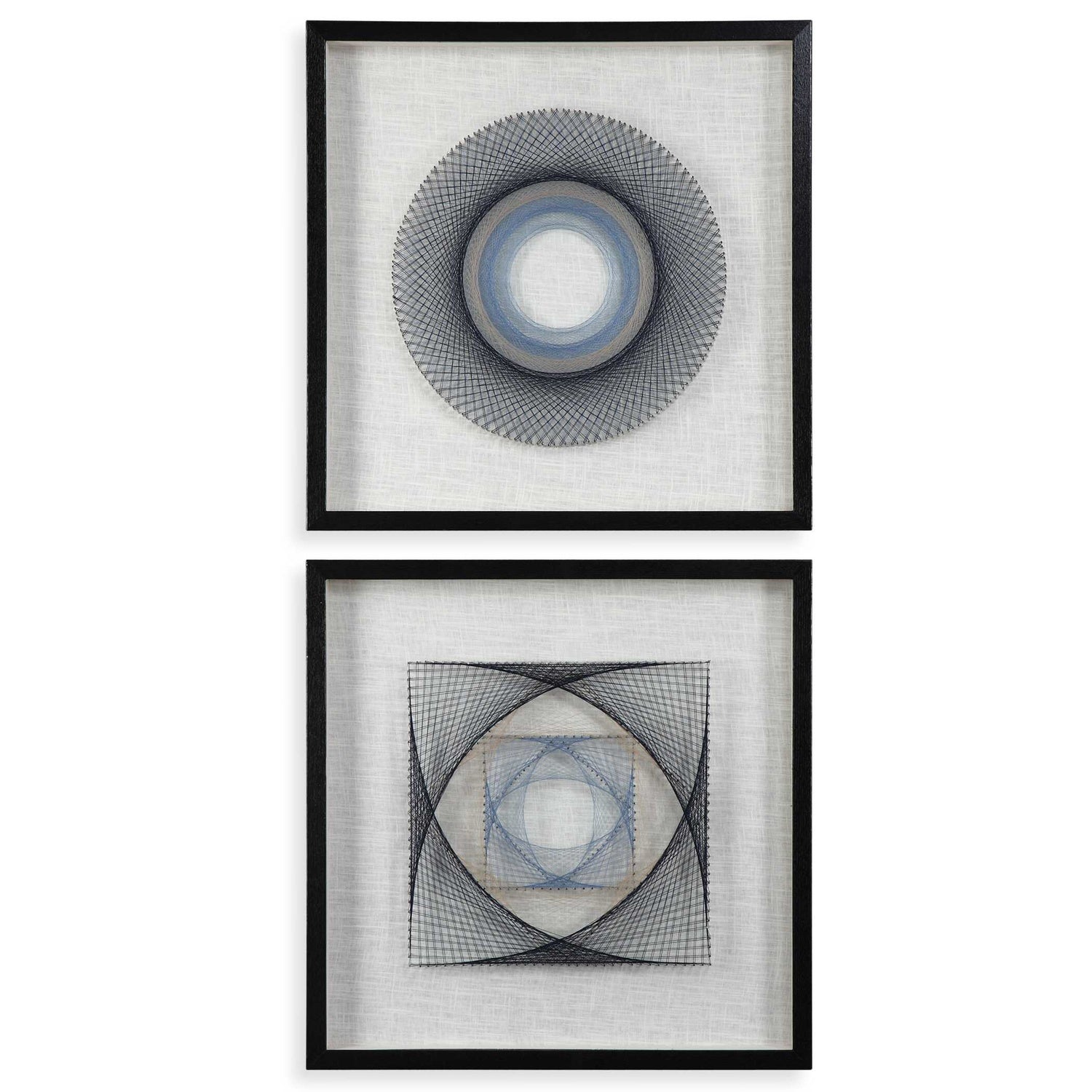 UTTERMOST String Duet Geometric Art Set Of 2 - Art