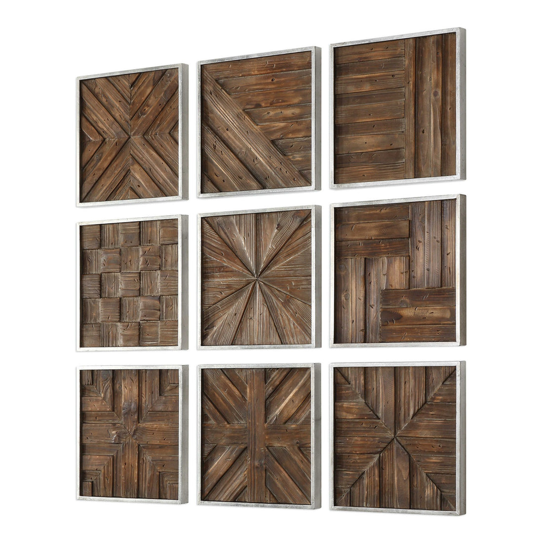 UTTERMOST BRYNDLE RUSTIC SQUARES - Art