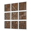 UTTERMOST BRYNDLE RUSTIC SQUARES - Art