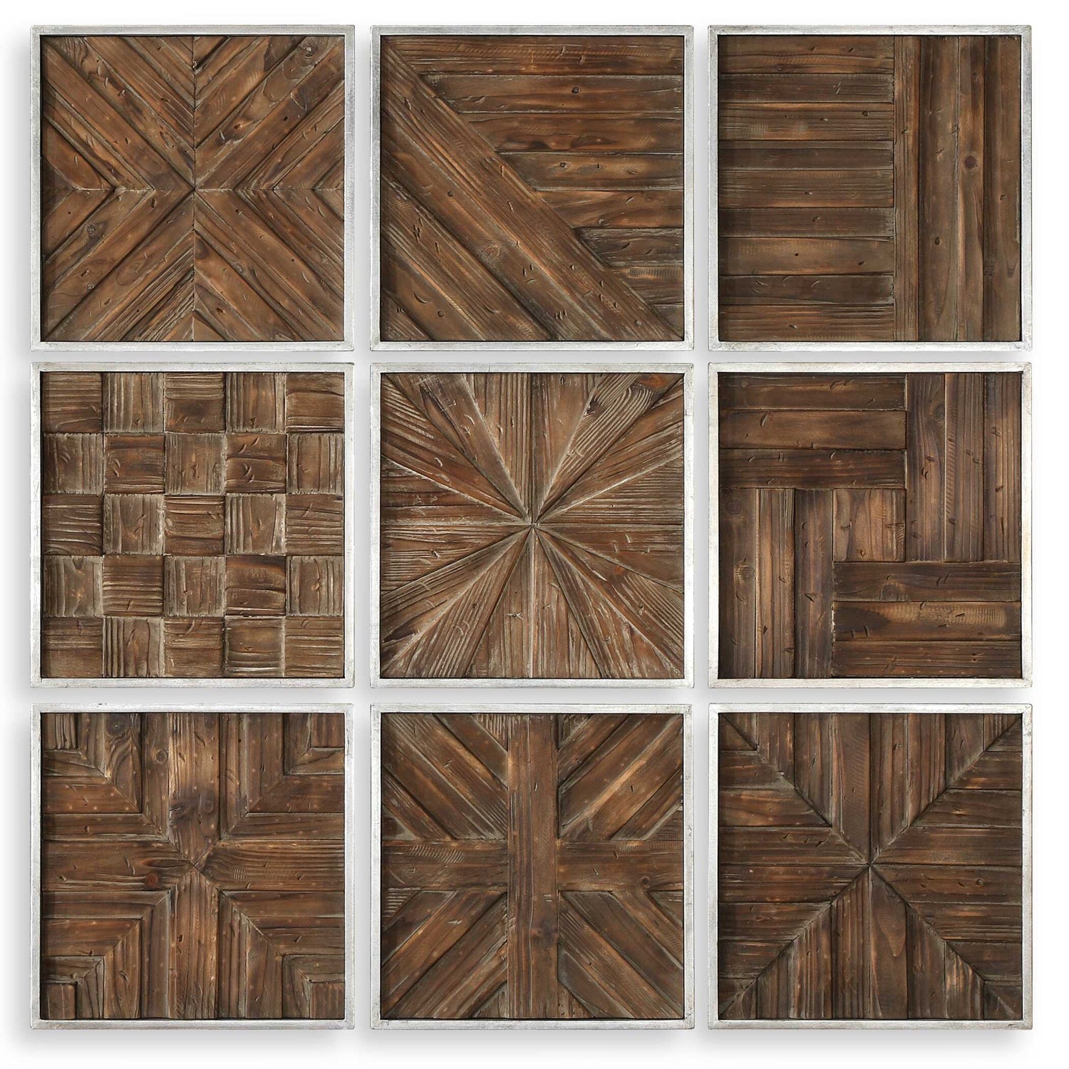 UTTERMOST BRYNDLE RUSTIC SQUARES - Art