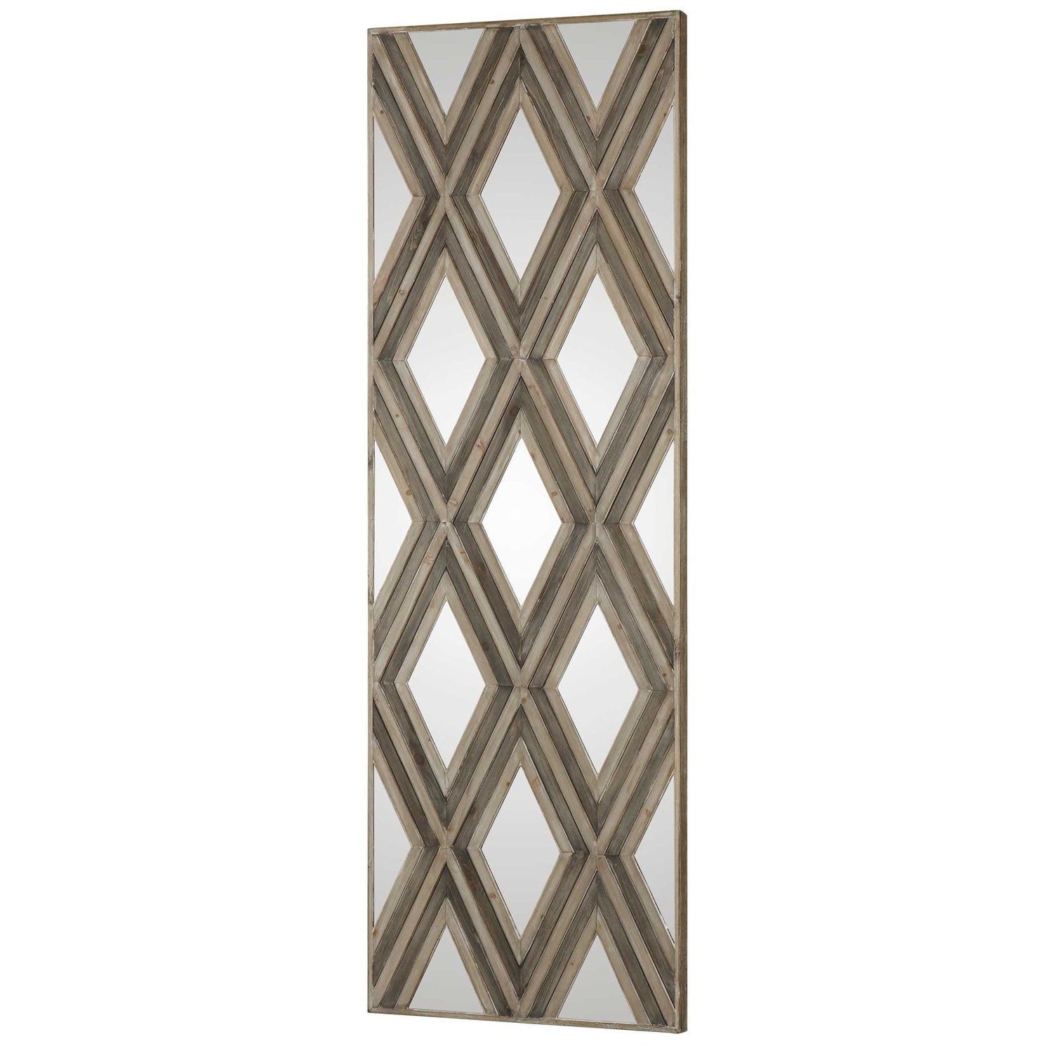 UTTERMOST Tahira Geometric Argyle Pattern Wall Mirror - Art