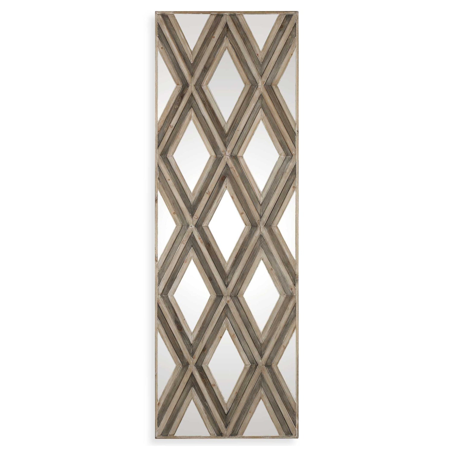 UTTERMOST Tahira Geometric Argyle Pattern Wall Mirror - Art