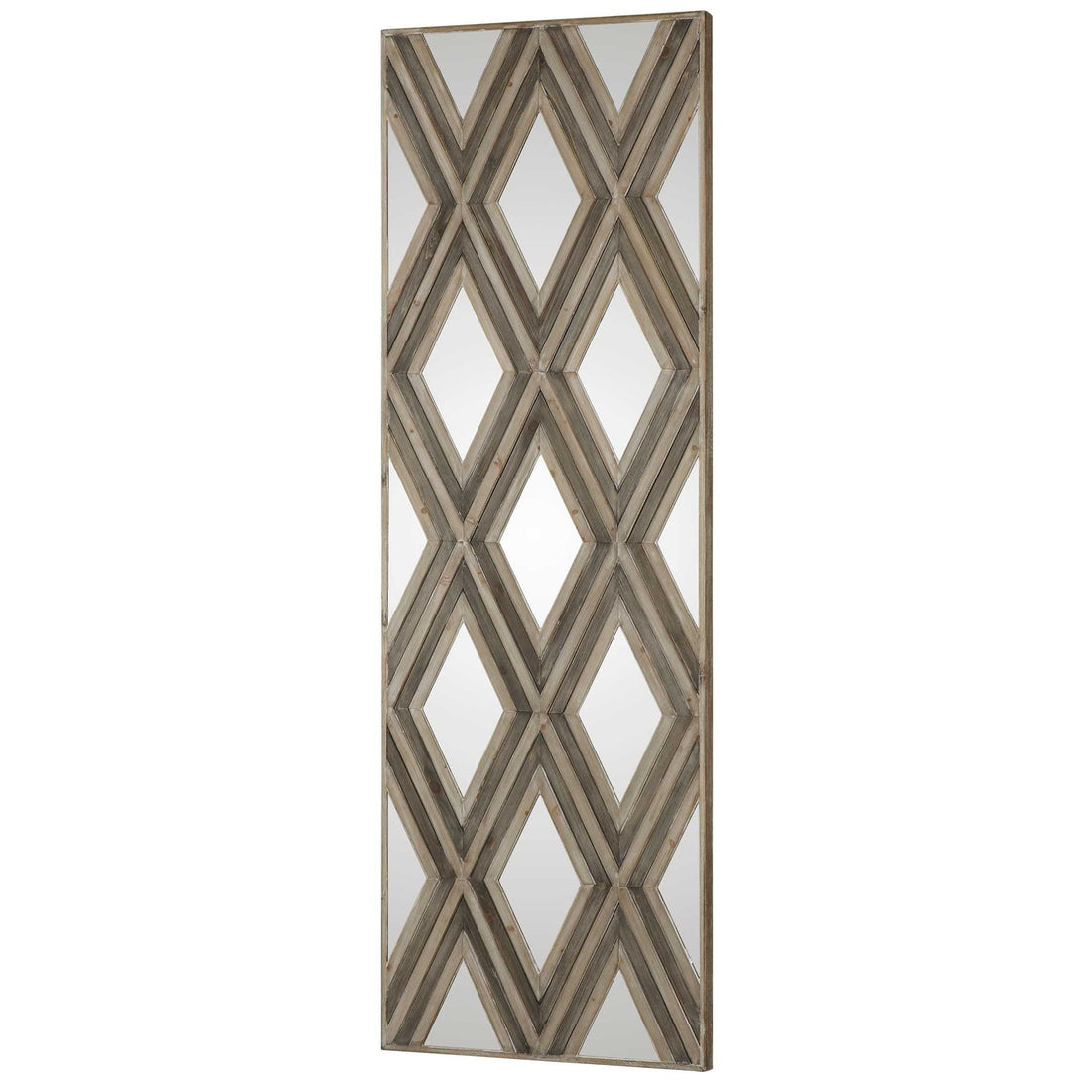 UTTERMOST TAHIRA GEOMETRIC ARGYLE PATTERN WALL MIRROR - Art