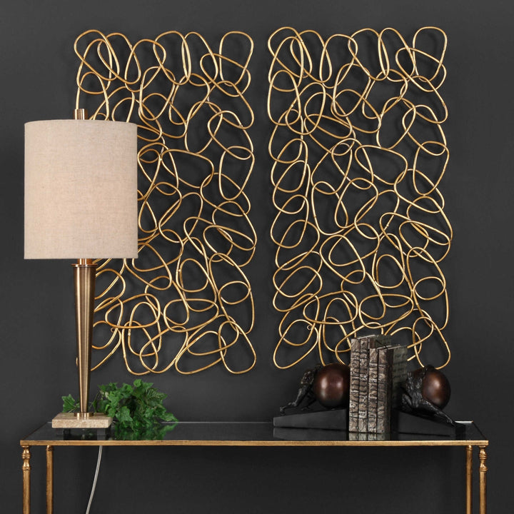 UTTERMOST In The Loop Wall Art Set Of 2 - Art